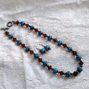 Murano Beads Necklace Set